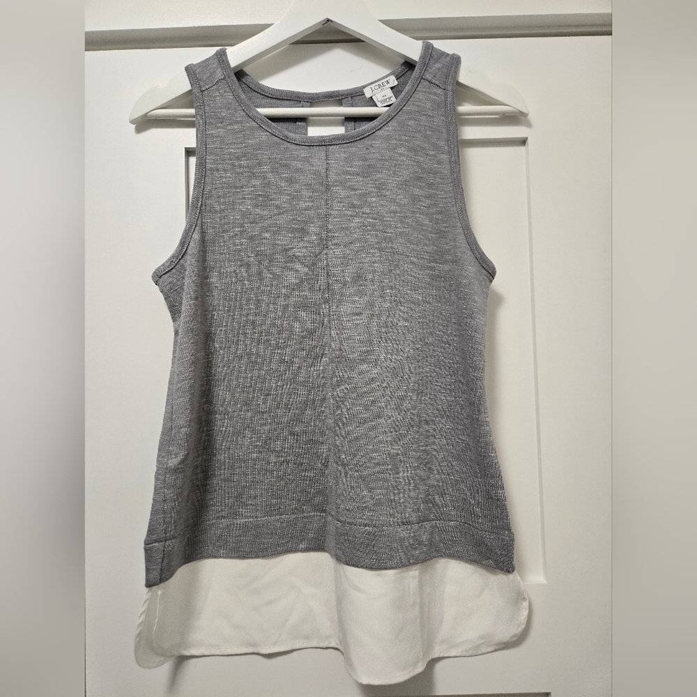 J. Crew Gray Sleeveless Tank Top